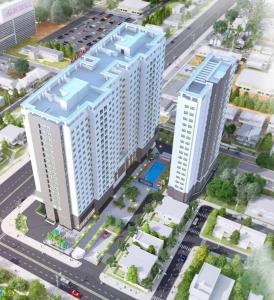 Moonlight Park View Căn hộ Moonlight Park View tầng trung, view thành phố lung linh về đêm