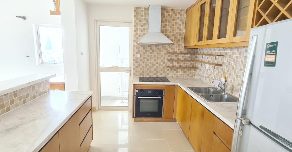 Phòng bếp căn hộ River Garden, Bán căn hộ số 3 tầng cao dự án River Garden, nội thất cơ bản