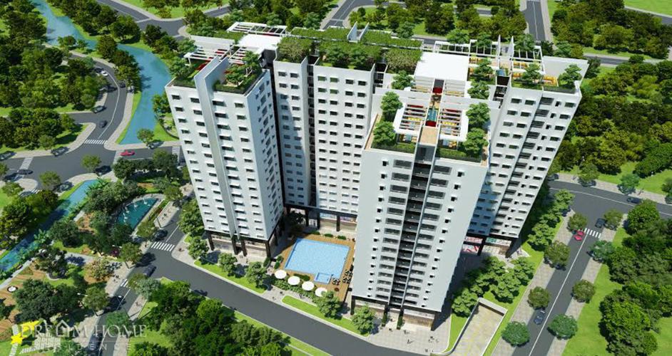 Dream Home Palace Quận 8 Căn hộ Dream Home Palace view hướng Nam, phía nội khu hồ bơi.