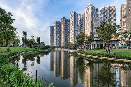 Vinhomes Central Park Căn hộ Vinhomes Central Park tầng cao, view thành phố.