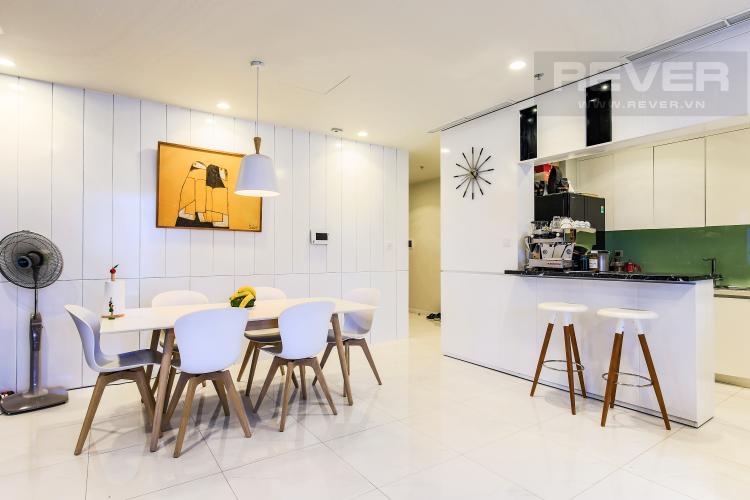 Phòng ăn Căn góc Vinhomes Central Park tầng cao Central 3 view sông