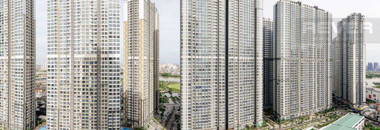 View Căn hộ Vinhomes Central Park 3 phòng ngủ tầng cao C3 đầy đủ nội thất