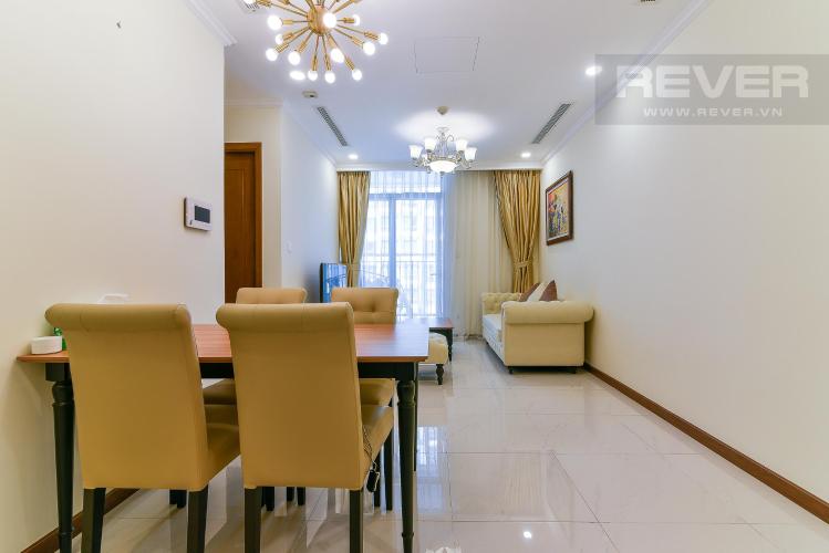 Phòng ăn căn hộ Vinhomes Central Park Cho thuê căn hộ Vinhomes Central Park 2PN, tháp Landmark Plus, diện tích 57m2, đầy đủ nội thất