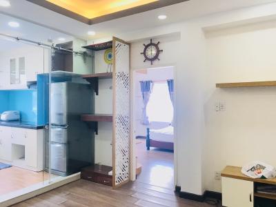 Phòng khách chung cư Tôn Thất Thuyết Bán căn hộ chung cư Tôn Thất Thuyết, thiết kế trẻ trung, hiện đại.