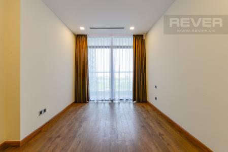 phòng ngủ 2 Căn hộ Vinhomes Central Park tầng cao Park 6 nội thất cơ bản, view sông