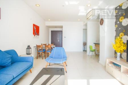 Phòng Khách căn hộ Sunrise City Bán căn hộ Sunrise City 2PN, đầy đủ nội thất, diện tích 105m2, view hồ bơi và thành phố