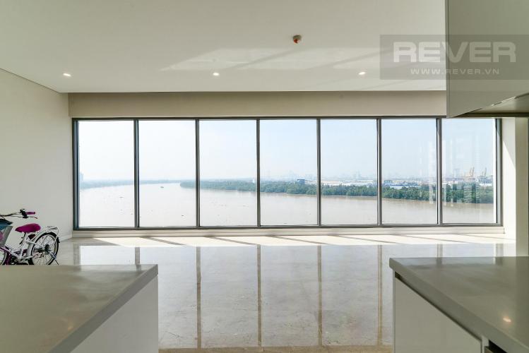 Phòng khách căn hộ căn hộ Diamond Island - Đảo Kim Cương Bán căn hộ Diamond Island - Đảo Kim Cương 2PN, diện tích 101m2, nội thất cơ bản, căn góc view 2 mặt sông