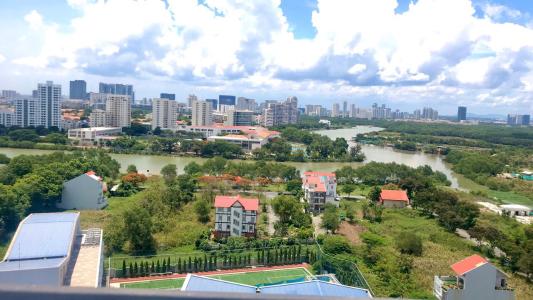 View căn hộ Saigon South Residence Cho thuê căn hộ Saigon South Residence 2 phòng ngủ tầng trung, diện tích 74.34m2