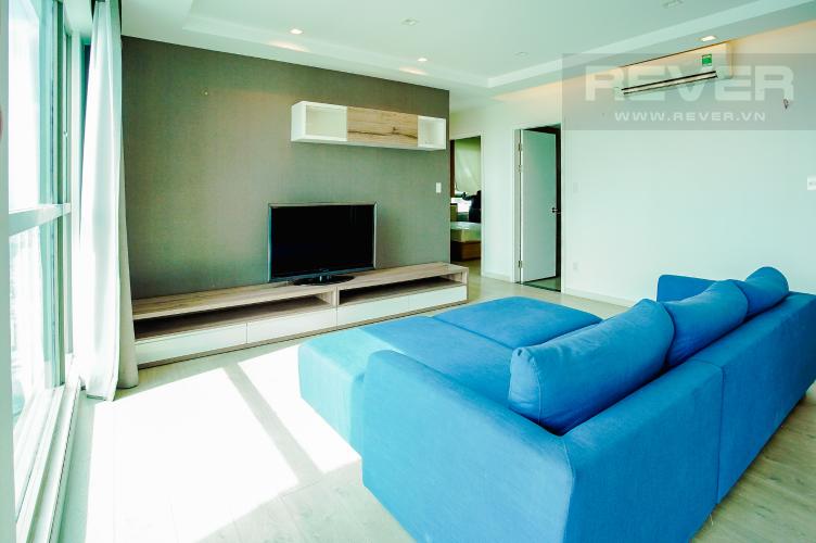 Phòng Khách Cho thuê căn hộ Riviera Point 2PN, tầng cao, đầy đủ nội thất, view sông thoáng mát