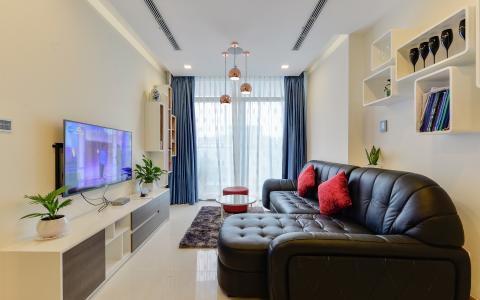 Căn hộ 2 phòng Vinhomes Central Park tại Park 6 tầng cao, tiện nghi và yên tĩnh