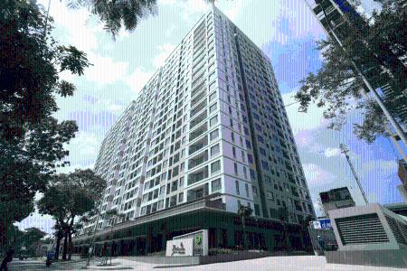 botanica premier Căn hộ tầng 11 Botanica Premier view nội khu thoáng gió