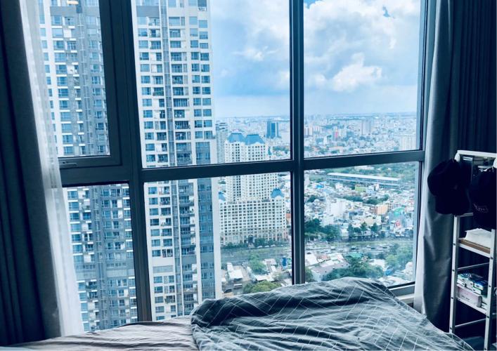 Phòng ngủ căn hộ 2PN Vinhomes Central Park Cho thuê căn hộ Vinhomes Central Park thuộc tòa Park 6 tầng cao, diện tích 70m2 