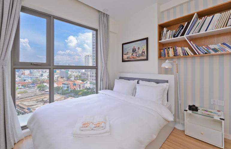 Phòng ngủ Masteri Millennium Quận 4 Căn hộ Masteri Millennium ban công thoáng mát, đầy đủ nội thất.