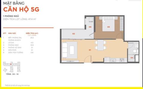 Layout Hausbelo, Quận 9 Căn hộ Hausbelo tầng thấp, bàn giao nội thất cơ bản.