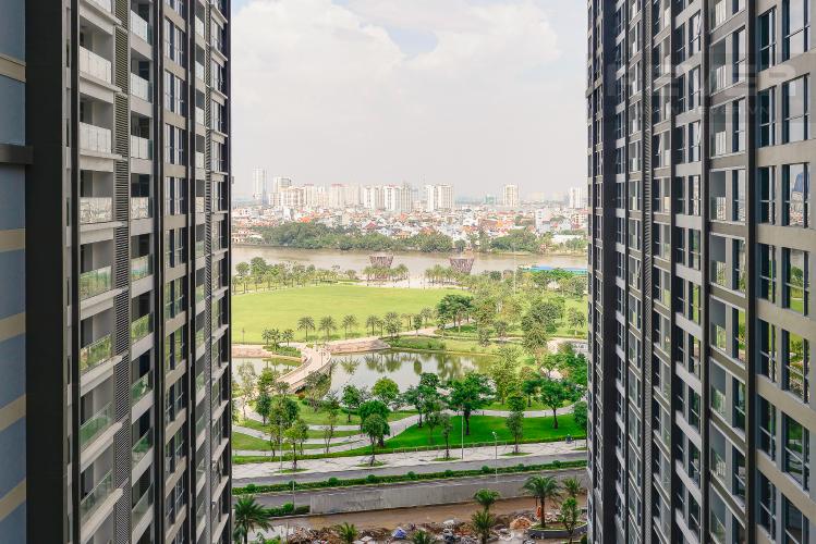 View Căn hộ Vinhomes Central Park tầng cao Park 6 nội thất cơ bản, view sông