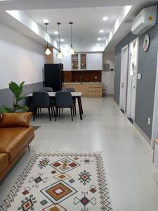 Phòng khách căn hộ Saigon South Residences Căn hộ Saigon South Residences tầng thấp, đầy đủ nội thất