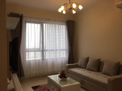 Phòng khách Masteri Thảo Điền Quận 2 Căn hộ Masteri Thảo Điền tầng cao, đón view thoáng mát.