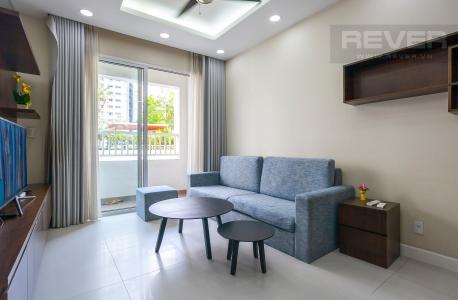 Phòng Khách Căn hộ Lexington 3 phòng ngủ tầng thấp LA đầy đủ nội thất