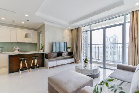 Căn hộ Vinhomes Central Park 3 phòng ngủ tầng trung C3 đầy đủ nội thất