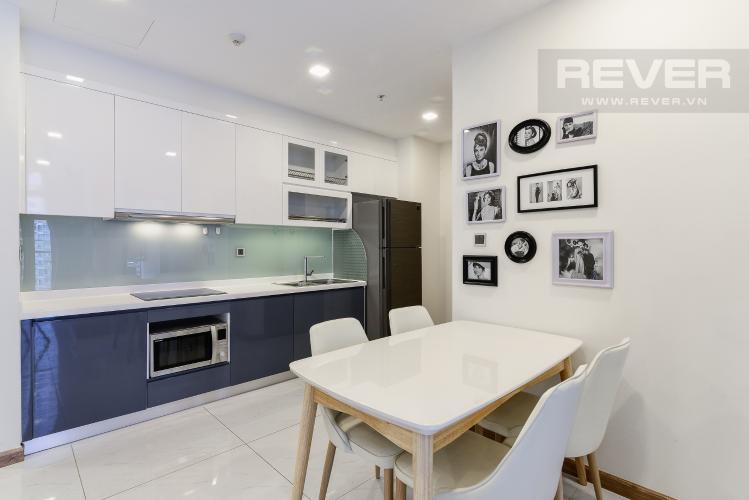 Bep va Ban an Bán căn hộ Vinhomes Central Park 2PN, diện tích 72m2, đầy đủ nội thất, view sông và công viên