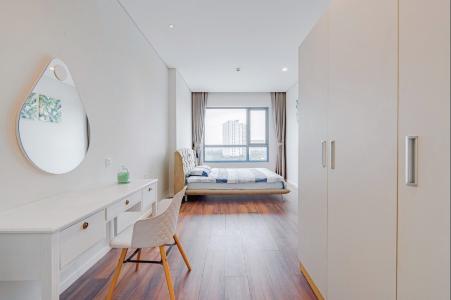 Phòng ngủ căn hộ ĐẢO KIM CƯƠNG Cho thuê căn hộ Diamond Island - Đảo Kim Cương 3PN, tháp Bahamas, là căn góc, đầy đủ nội thất, view trực diện sông