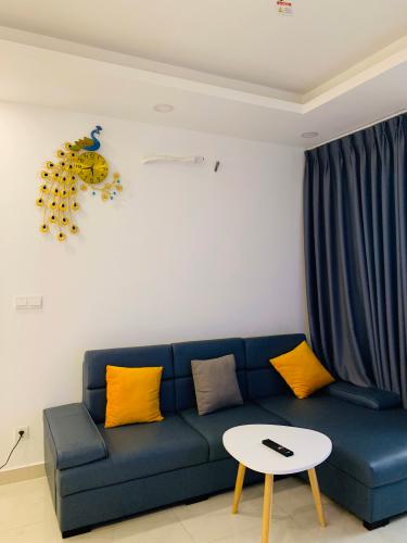 phòng khách căn hộ sài gòn mia Căn hộ Saigon Mia, diện tích 70.22m2  nội thất đầy đủ