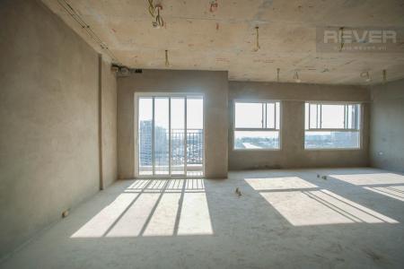 Phòng khách căn hộ SUNRISE RIVERSIDE bàn giao thô Bán căn hộ Sunrise Riverside 2PN, diện tích 70m2, bàn giao thô, view sông và đường Nguyễn Hữu Thọ