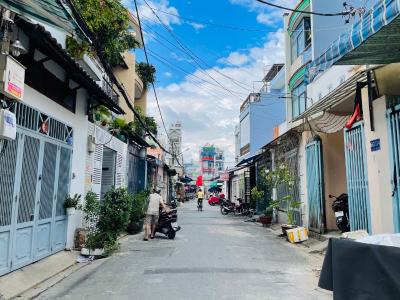 Hẻm nhà phố Tân Phú Nhà phố hướng Tây Nam diện tích đất 4m x16m, hiện nhà còn mới. 