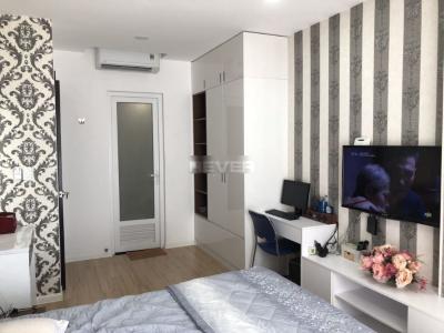 Phòng ngủ căn hộ Xi Grand Court, Quận 10 Căn hộ Xi Grand Court view nội khu tầng cao, nội thất đầy đủ.