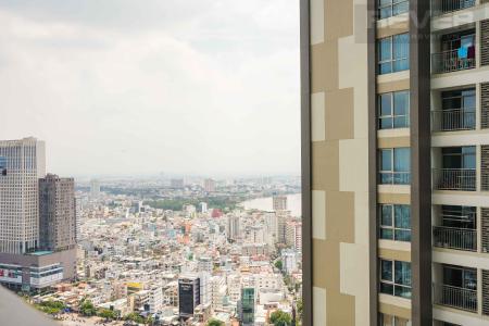 View căn hộ VINHOMES CENTRAL PARK Cho thuê căn hộ Vinhomes Central Park 1PN, tầng cao, đầy đủ nội thất