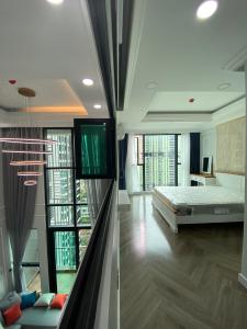 Phòng ngủ căn hộ Feliz en Vista Căn hộ Feliz En Vista nội thất cao cấp đầy đủ, tầng cao view thành phố