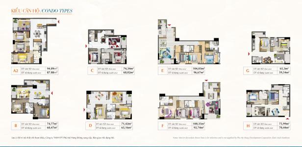 Mặt bằng căn hộ Saigon South Recidence Cho thuê căn hộ Saigon South Residence tầng thấp, 3 phòng ngủ, diện tích 104.03m2.