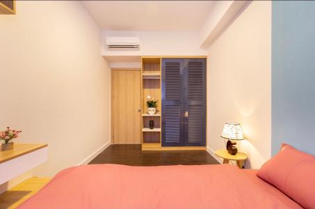 Phòng ngủ căn hộ The Sun Avenue Căn hộ The Sun Avenue nội thất hiện đại, view thành phố sầm uất.