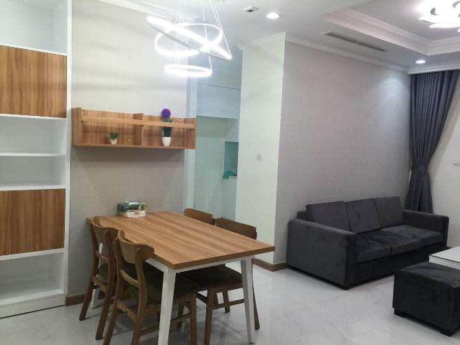 Khu vực ăn căn hộ Vinhomes Central Park Cho thuê căn hộ 2 phòng ngủ Vinhomes Central Park, diện tích 87m2, thiết kế hiện đại, đầy đủ nội thất.