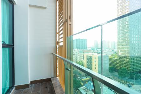 Ban công căn hộ FELIZ EN VISTA Cho thuê căn hộ Feliz en Vista tầng thấp, diện tích 102.58m2 - 2 phòng ngủ