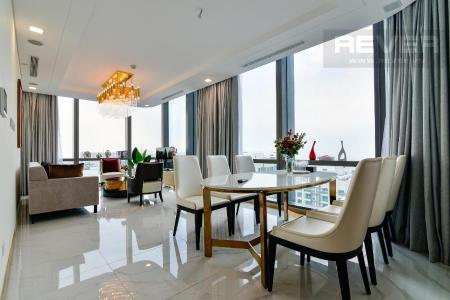 05 Bán hoặc cho thuê căn hộ Vinhomes Central Park 4PN, tháp Landmark 81, diện tích 164m2, đầy đủ nội thất, căn góc view thoáng
