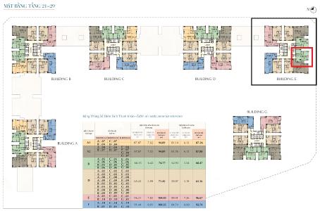 Mặt bằng tầng căn hộ Saigon South Residence Bán căn hộ tầng cao Saigon South Residence, view thành phố.