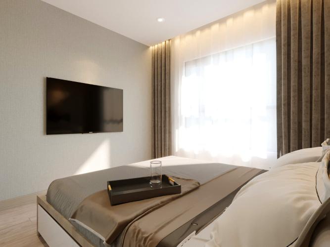 Phòng ngủ căn hộ Vinhomes Grand Park Căn hộ Vinhomes Grand Park đầy đủ nội thất, view tầng cao đón gió mát.