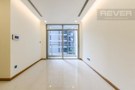 Phòng khách Căn góc Vinhomes Central Park 2 phòng ngủ tầng thấp Park 4