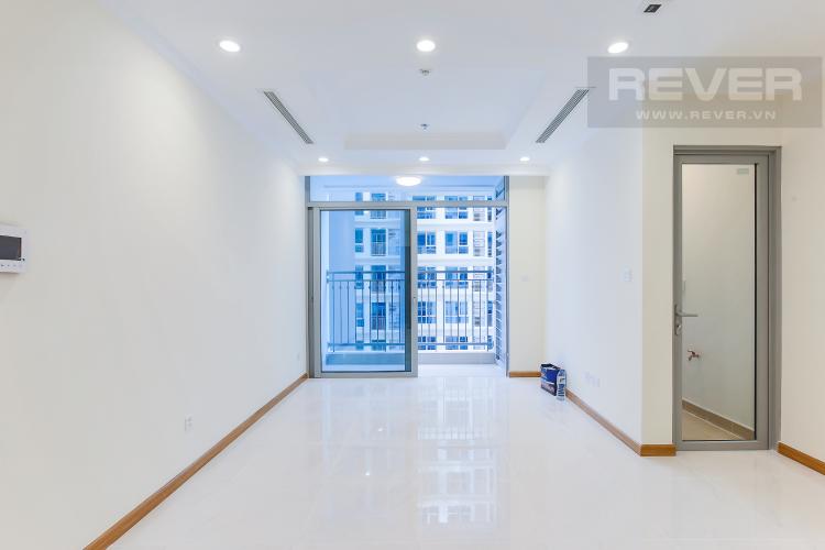 Phòng Khách Officetel Vinhomes Central 2 phòng ngủ tầng trung L4 nhà trống