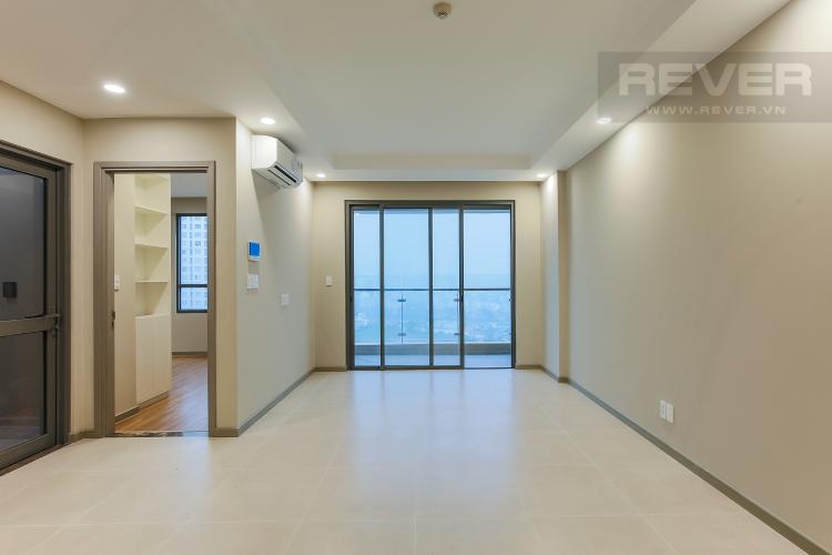 Phòng Khách Căn hộ The Gold View 2 phòng ngủ tầng trung tháp B nhà trống