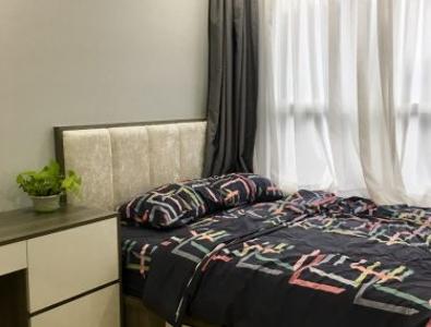 Phòng ngủ căn hộ Vista Verde Căn hộ tầng cao Vista Verde đầy đủ tiện nghi, view thành phố.