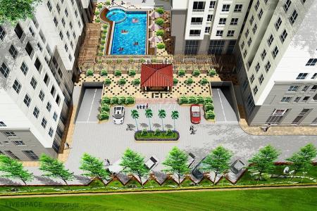 Căn hộ Topaz Home 2, Quận 9 Căn hộ Topaz Home 2 tầng thấp khồn có nội thất, view thoáng đãng