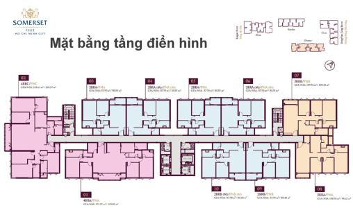 LAYOUT TÒA SOMERSET FELIZ QUẬN 2 Căn hộ Feliz En Vista tầng trung, đầy đủ nội thất.