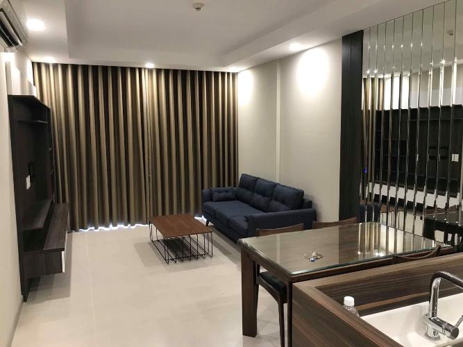 Phòng khách The Gold View, Quận 4 Căn hộ The Gold View 2 phòng ngủ, nội thất sang trọng.