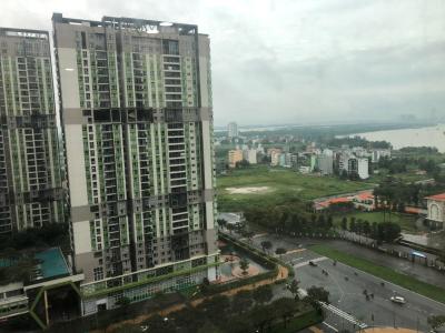 View từ ban công căn hộ Feliz en Vista Căn hộ Feliz En Vista nội thất cao cấp đầy đủ, tầng cao view thành phố