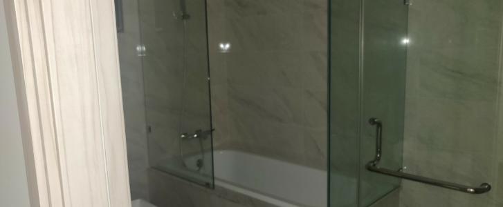 Phòng tắm căn hộ Midtown Căn hộ Phú Mỹ Hưng Midtown nội thất cơ bản, view thành phố.