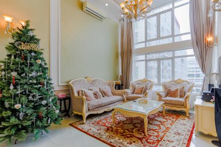 Phòng Khách Duplex Phú Hoàng Anh 3 phòng ngủ view hồ bơi