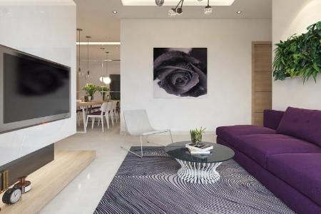 Nhà mẫu Centum Wealth Quận 9 Căn hộ Centum Wealth cửa chính hướng Nam, nội thất cơ bản.