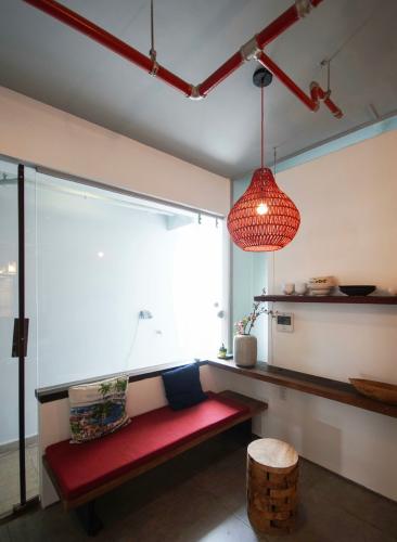 Phòng khách Masteri Thảo Điền Quận 2 Căn hộ Masteri Thảo Điền view sông, nội thất đầy đủ.